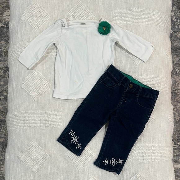 Gymboree White Cotton Top - Picture 1 of 4